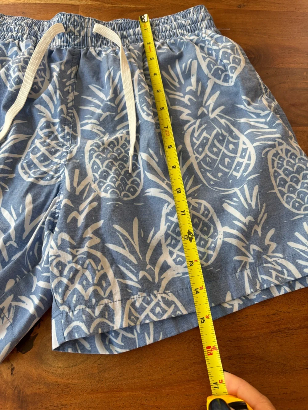 Chubbies Blue Pineapple Swim Trunks - Medium
